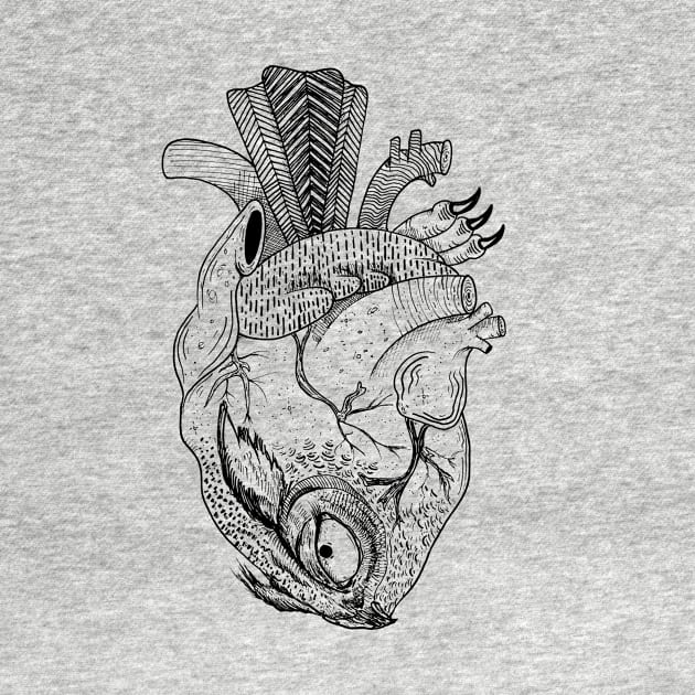 Owl Heart by absolemstudio